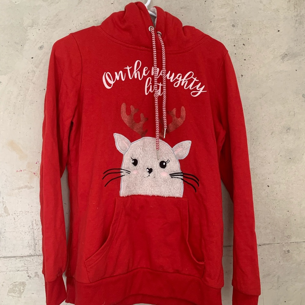 Red Christmas hoodie